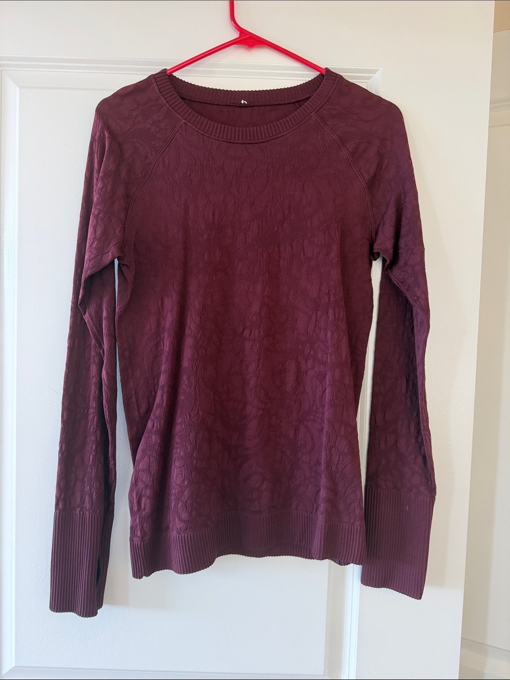 Lululemon Rest Less Pullover Size 10 Garnet
